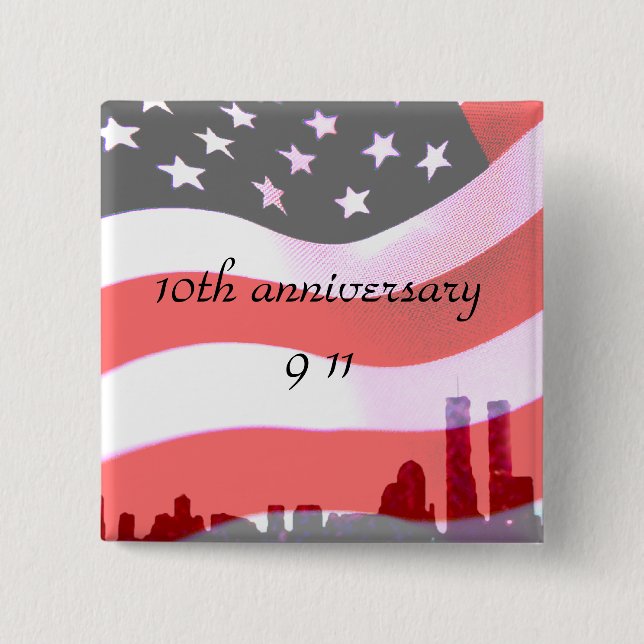 9/11 Påminnelse_ Knapp (Framsida)