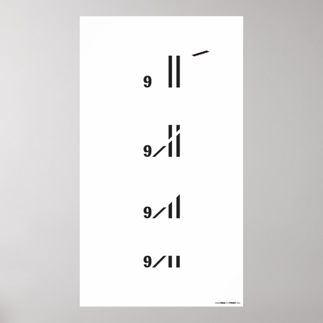 9/11-pris poster (Framsidan)