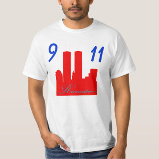 9/11 September 11 minns: WTC-T-tröja Tee Shirt