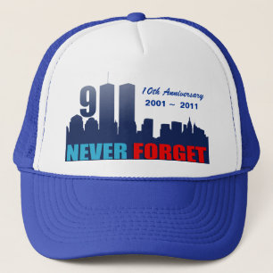 9/11 September 11th - 10th årsdagtruckerkeps Keps