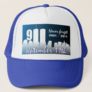 9/11 September 11th - 10th årsdagtruckerkeps Truckerkeps