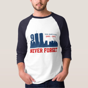 9/11 September 11th - glöm aldrig - RaglanTshirt Tröja