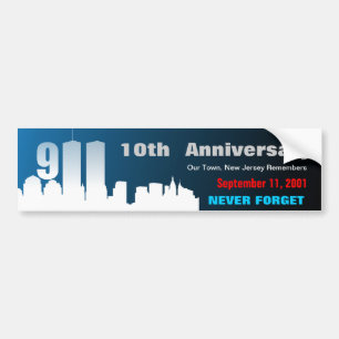 9/11 September 11th - skräddarsy bildekal