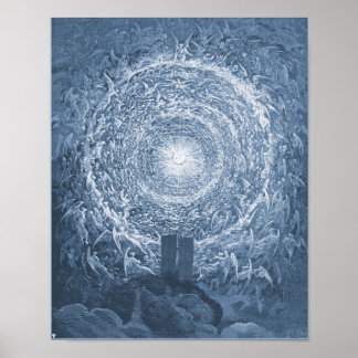 9.11 Twin Torn Dore Vit ros Poster