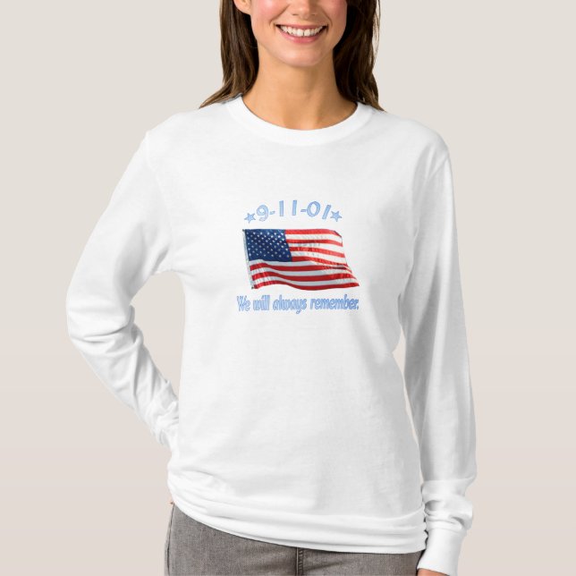 9-11 Vi kommer alltid ihåg Tröja (Framsida)