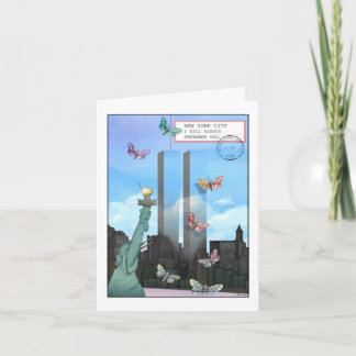 9/11 - World Trade Center på Daytime Card Kort