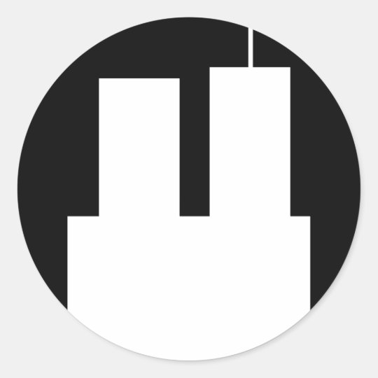 9/11 WTC RUNT KLISTERMÄRKE