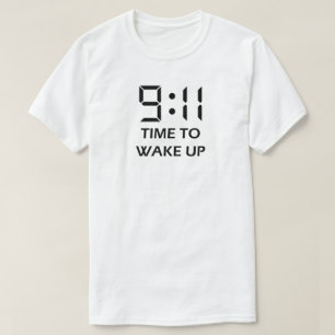 9:11tid att vakna upp t-shirt