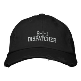 9-1-1 Dispatcher Hat Broderad Keps