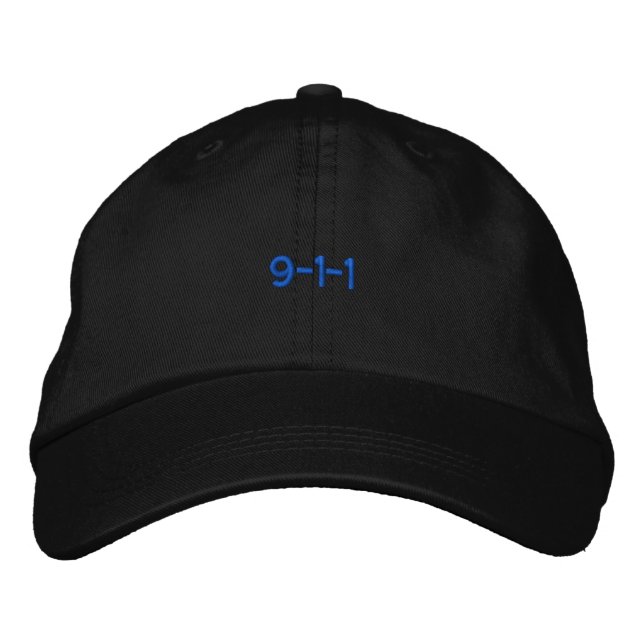 9-1-1-hat broderad keps (Framsida)