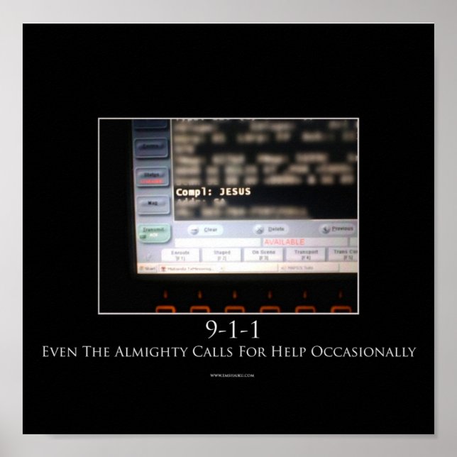 9-1-1 Motiv Poster (Framsidan)