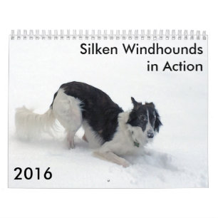 9 2016 Silken Windhounds i handlingkalender Kalender