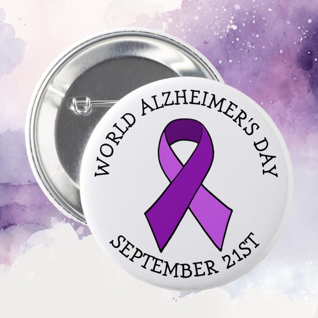 9/21 Internationella alzheimerdagen Knapp (Skapare uppladdad)