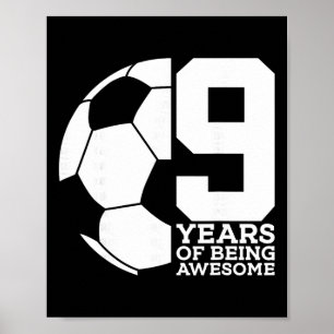 9 år av att vara fantastisk fotboll 9-årsdag _1 poster