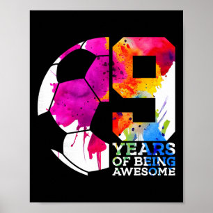 9 år av att vara fantastisk fotboll 9-årsdag _2 poster