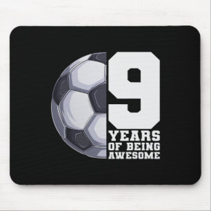9 år av att vara fantastiska pojkar barnfotboll 9- musmatta
