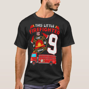 9 år gammal Det är min nionde födelsedag Lastbil e T Shirt