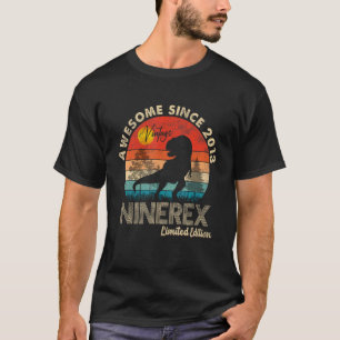 9 år gammal dosinosaur Fantastisk sedan 2013 9:e f T Shirt