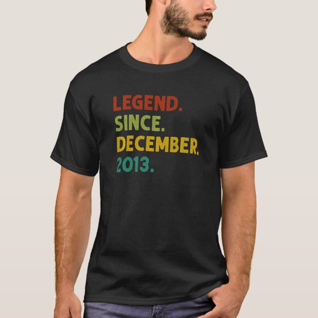 9 år gammal förklaring sedan december 2013 9:e föd t shirt (Framsida)