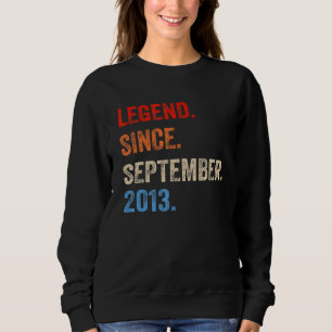 9 år gammal legend sedan september 2013 9-årsdag t shirt