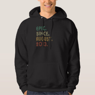 9 års ålder Epic sedan augusti 2013 9:e födelsedag Hoodie