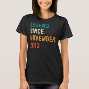 9 års ålder sedan november 2013 t shirt