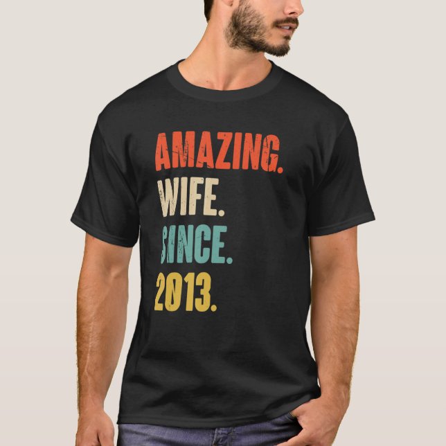 9 års Bröllop-årsdag för hennes Fantastisk Si T Shirt (Framsida)