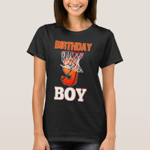 9 års gammal 9:e Födelsedagsfesten Basketball Them T Shirt