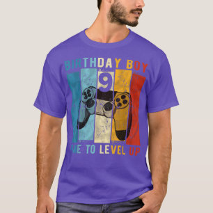 9 års gammal födelsedagstjocklek 9 tid att jämna u t shirt