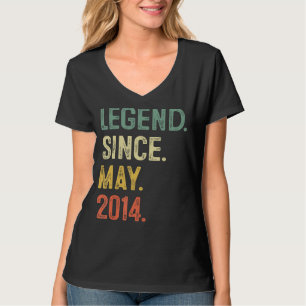 9 års gammal gåva 9:e födelsedagstjuppet Kids Lege T Shirt