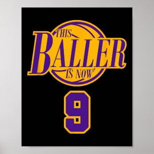 9 års gammal Lila från Basketball Baller och Poster