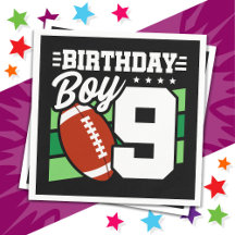 9 års gammalt fotbollsturntema Party 9:e födelseda