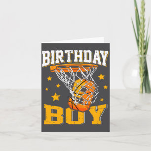 9-årsdag Basketball Pojke 9 år gammal basketboll Kort