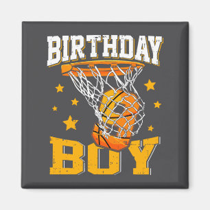 9-årsdag Basketball Pojke 9 år gammal basketboll Magnet