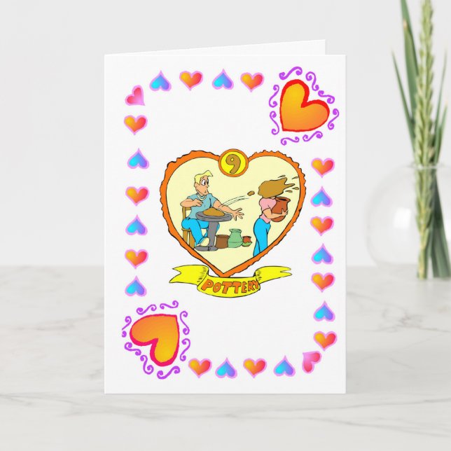 9-årsjubileum - Keramik Kort (Framsida)