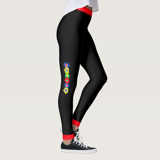 # 9 Autism Acceptans - Leggings (Höger)