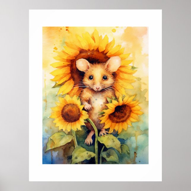 9 av 17 Solros Garden Miceville Poster (Framsidan)