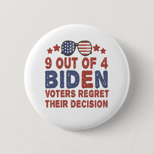 9 av 4 biden-röstande beklagar sitt beslut knapp