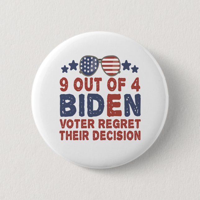 9 av 4 biden-röstande beklagar sitt beslut knapp (Framsida)