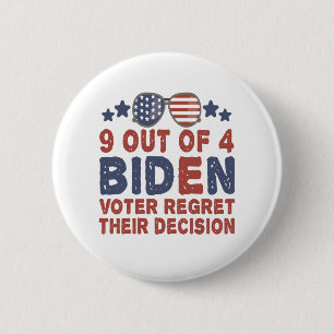 9 av 4 biden-röstande beklagar sitt beslut knapp