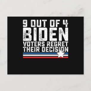 9 av 4 Biden-väljare ångrar sitt beslut Vykort