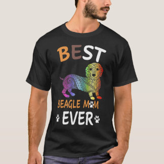 9 Bästa Beagle Mamma Någonsin 7 T Shirt
