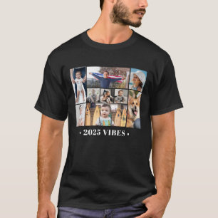9 Bild Photo Collage Vibes T Shirt