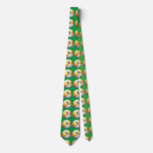 9 boll art Mönster Grönt Tie Slips