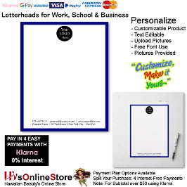 9 Business Blue Logo Letterhead Business Brand  Brevhuvud
