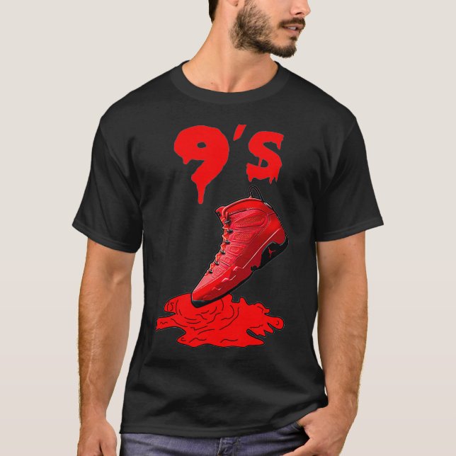 9 Chiles Red Sneaker Match Tees Shop Sneaker T Shirt (Framsida)