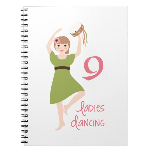 9 Dam Dancing Anteckningsbok (Framsidan)