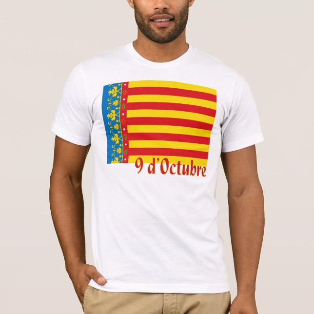 9 d'Octubre Camisa T Shirt (Framsida)