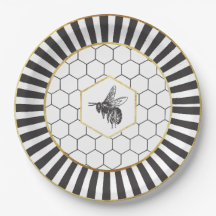 9’ drottning Bee Dinner Plate