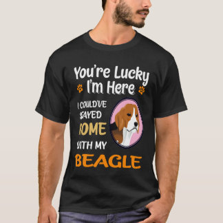 9 Du är ett lyckligt hem med min beagle T Shirt